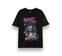 Barbie T-Shirt Femme | T-Shirt Graphique à Manches Courtes Core pour Femme en Noir | Style Rock Rose Depuis 1959 Depuis Avant Votre Naissance Vêtements Haut Coupe décontractée