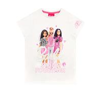 Barbie T-Shirt Fille Blanc 9-10 Ans