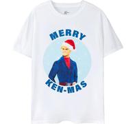 Barbie - T-shirt "Merry Kenmas" pour homme NS7843 (L) (Blanc)