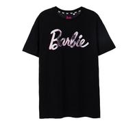 Barbie T-Shirt pour Femme | Mesdames poupée Logo Blanc Rose | Noir Longline Relaxed Design Top Vêtements