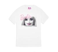 Barbie T-Shirt pour Femme | Poupée Dames Inspirante Blanc Rose Top | Soyez Votre Propre Raison de Sourire Design