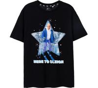 Barbie - T-shirt pour homme "Here To Sleigh" NS7856 (3XL) (Noir)