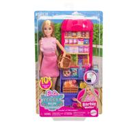 Barbie Coffret « Malibu au Marché » Recipe for Friendship – poupée Malibu et 11 accessoires, JCT05
