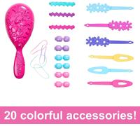 Tête à coiffer Barbie - Giochi Preziosi - 38 cm - Rose - Jouet de coiffure