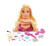 Barbie, Tête à Coiffer et à MaquIller Deluxe, 30 Accessoires Cheveux & Maquillage, Jouet pour Enfants dès 3 Ans, GIOCHI PREZIOSI, BAR17