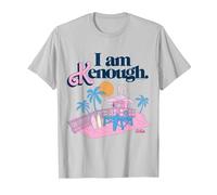 Barbie - The Movie Support de Sauveteur I Am Kenough T-Shirt, Homme, Argent, M