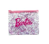 Barbie - Trousse à Paillettes - Format Pochette 18 x 15 cm - Trousse Tendance pour Cosmétiques - Pratique & Légère, Idéale Voyages et Vacances - Produit Officiel Barbie