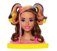 Barbie Totally Cheveux Arc-en-Ciel de Luxe Stylisme Tête Neuf Avec Boîte