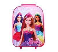 Barbie Valise Trolley Cabine Enfant Voyage Neuf Rose 42cm