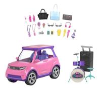 Barbie - Véhicule de concert transformable - Véhicule Poupée Mannequin - Dès 3 ans