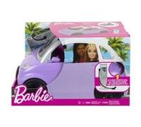 Barbie - Voiture Electrique avec Station de Recharge - Cabriolet, Vehicule decapotable - Accessoire poupee - Set Jouet et carte