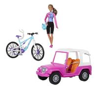 Barbie Voiture groupée poupée et vélo de montagne