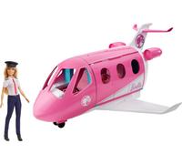 Barbie Voyage Avion de Rêve ensemble de jeu transformable avec poupée et plus de 15 accessoires liés au voyage
