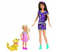 Barbie - W3286 - Poupée - Skipper et Chelsea - Entrainement Taffy