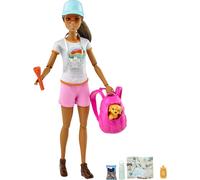 Barbie Wanderin-Set Poupée avec chien, poupée à habiller
