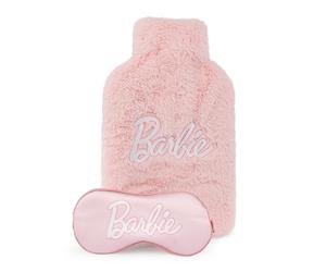 Barbie Womens bouillotte et masque pour les yeux | Mesdames & filles rose fourrure coussin chauffant et Satin sommeil couverture des yeux | Coffret cadeau
