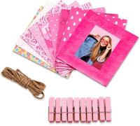 Barbie x Kodak Cadres en Papier colorés et décoratifs à thème Barbie pour projets Photo 2x3” - 20 Cadres Barbie emblématiques pour décorer Votre Album, Votre Journal, et Plus Encore