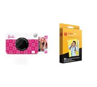 Barbie x Kodak Printomatic Appareil Photo numérique à Impression instantanée en Couleur + Papier Photo KODAK de qualité supérieure 2"x3" (50 Feuilles)