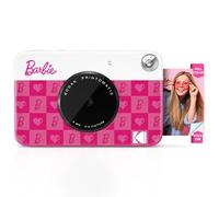 Barbie x Kodak Printomatic Appareil Photo Numérique Couleur - Appareil Photo Portable Barbie 5MP Imprime Photos Autocollantes 2x3” - Style Iconique