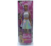 Barbie Poupée Pop Star FXN98 – Chanteuse avec micro et cheveux roses