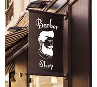 Barbier boutique panneau mural autocollant décor fenêtre panneaux vinyle maison autocollants barbershop décoration murale salon de coiffure autocollant salon de beauté lettrage affiche fenêtres