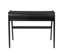 BARBIER - Bureau en bois noir L110 Noir