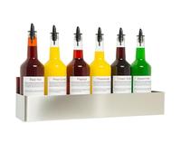 Barbits Speed Rail 55,9 cm - Peut contenir jusqu'à 6 x 1 litres bouteilles, Acier inoxydable Barre Speed Rail support