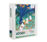 Barbo Toys Mumins Art Puzzle Forêt - 1000 Pièces de Puzzle 70cm x 50cm - Puzzle Adulte avec Illustrations du Coucher de Soleil dans Mumintal