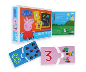Barbo Toys - Peppa Pig - Apprendre à Compter pour Les Jeu Enfant 3 Ans - Jeu de Puzzle pour Enfants avec 10 Mini Puzzles - Apprendre à Compter - Jeux Jeu Educatif 3 Ans - Licence Officielle