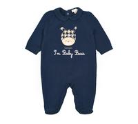 Barboteuse avec écriture I'am Baby Boss 1 mois