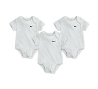 Barboteuse bÃ©bÃ© garÃ§on Nike Swoosh (x3) Blanc 0/3 mois