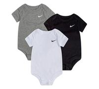 Barboteuse bÃ©bÃ© garÃ§on Nike Swoosh (x3) Noir 9 mois