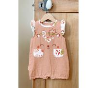 Petit Béguin - Barboteuse bébé en gaze de coton Mindanao