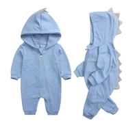 Barboteuse Bebe Garçon Fille Combinaisons Avec Pieds Solide Fermeture clair Body Chic Mignon Jumpsuit Pour Garçons Filles Grenouillères Automne Hiver Vêtements Enfant Bébé 0-12 Mois