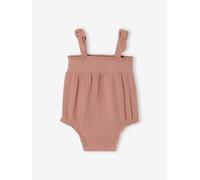 Barboteuse bretelles coton argile 12M(74CM)