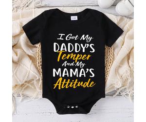 Barboteuse décontractée pour bébé garçon avec imprimé lettres anglaises, manches courtes, convient pour le printemps/été, tenue de vacances 6-9M,9-12M,12-18M,18-24M,1-3M,3-6MGéométrique,graphique,Lett