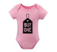 Barboteuse double nouveau-né 0-3 mois - Body imprimé humoristique, tenues bébé unisexe avec design mignon, coton doux, Rose style-1, 18 mois