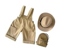 Barboteuse Et Chapeau Pour Séance Photo Pour Bébé De 0 À 1 Mois - Tenue Pour Nouveau-né En Polyester Respirant Studio Photo Confortable Facile À Porter Tenue De Photographie Pour Bébé