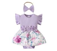 Barboteuse Garçons Filles Une pièce Combinaison de Sommeil Doux et Confortable Vêtements Courtes Barboteuses Cadeau Naissance pour bébé Fille garçon