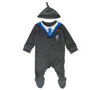 Barboteuse Harry Potter sous licence avec chapeau Serdaigle pour garçon ou fille, charbon, 6-9 Months