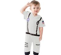 Barboteuses pour bébés garçons, barboteuse pour tout-petit garçon, Vêtements d'été à capuche Body pour bébé, Vêtements élégants pour bébé garçon, Costume d'astronaute pour l'été, Blanc, Se référer à