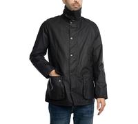 Barbour Ashby Wax Jacket, Noir/Classique 2, Large Homme