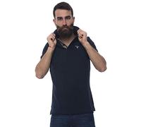 Barbour BAPOL0119 Polo manches courtes en coton pour homme Bleu - Bleu - Large