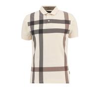Barbour - Blaine Polo Oversize à Carreaux Tartan - Homme - Tops - Beige - Taille: L