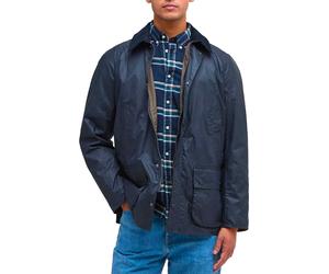 Barbour - Blouson ciré imperméable - Lightweight Ashby Wax Jacket Royal Navy pour Homme en Coton - Taille M Navy M
