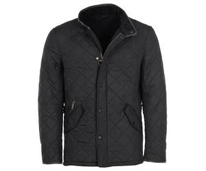 Barbour - Blouson matelassé isolant - Powell Quilted Jacket Black pour Homme - Taille L - Noir Noir L