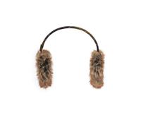 Barbour Bonnet 'Barrhill Muffs' marron / brocart / orange / blanc, Taille 55-60