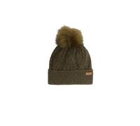 Barbour - Bonnet Elsdon en maille torsadée - Femme - Accessoires - Vert - Taille: ONE Size