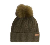 Barbour - Bonnet Elsdon en maille torsadée - Femme - Accessoires - Vert - Taille: ONE Size