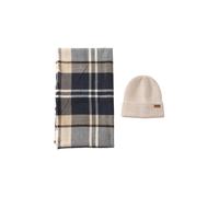 Barbour Bonnet 'Pendle' beige / crème / bleu marine / marron, Taille 55-60